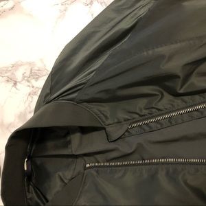 Dark Green Lululemon Bomber Size 6